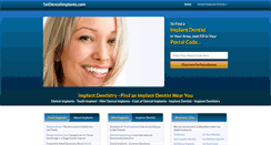 Desktop Screenshot of 1stdentalimplants.com